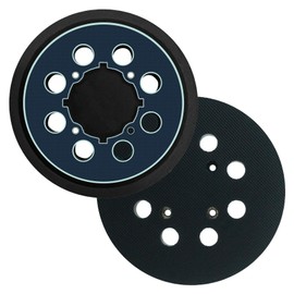 1 x SabreCut OSSCS003 125mm Medium 8 Hole Random Orbital Sander Hook & Loop Backing Pad Compatible with DeWalt DWE6423 6423K DWE6421 6421K DCW210B