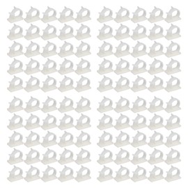 100Pcs Cable Management Clip Adjustable Adhesive PA66 Nylon Cord Organizer for Home YX-1316