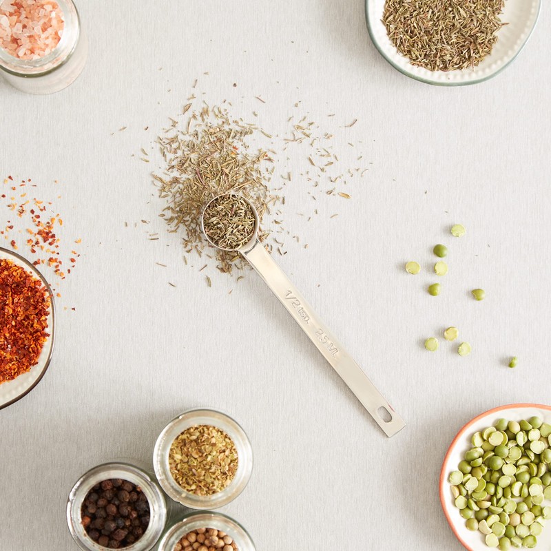 RSVP International Endurance Kitchen Collection Open Stock Measuring Spoon, Stainless