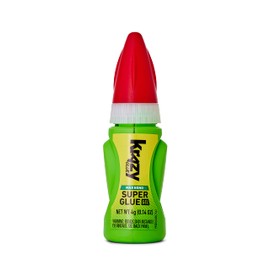 Krazy Glue Max Bond Gel EZ Squeeze, 4 g, Extra-Strong Superglue for Plastic, Ceramic, Wood, Rubber, Metal, Leather & More, Impact-Resistant, No-Run, Fast-Setting Adhesive, Holds Over 1000 Lbs*