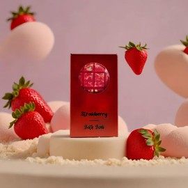 LadyShop Chocolate form bath bomb | Nontoxic | Made from Sea Salt | Organic | Vegan Product | Eco | Gift Idea for Men and Women (Strawberry)