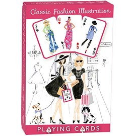 Classic Fashion Illustration Playing Cards single pack: Sarah Gunn & Julie Starr’s Stylish Deck of Standard Playing Cards; Illustrations by Beth Briggs