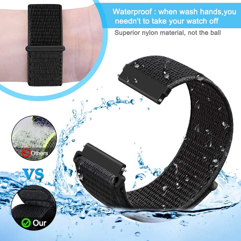 Runostrich Watch Band, 0.8 inch (20 mm), 0.9 inch (22