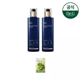 UnKnown Dr.G Black Snail Toner 150ml 2pcs (Increased) Red Blemish Vita C Mask / 닥터지 블랙 스네일 토너 150ml 2개 (증)레드블레미쉬 비타C 마스크