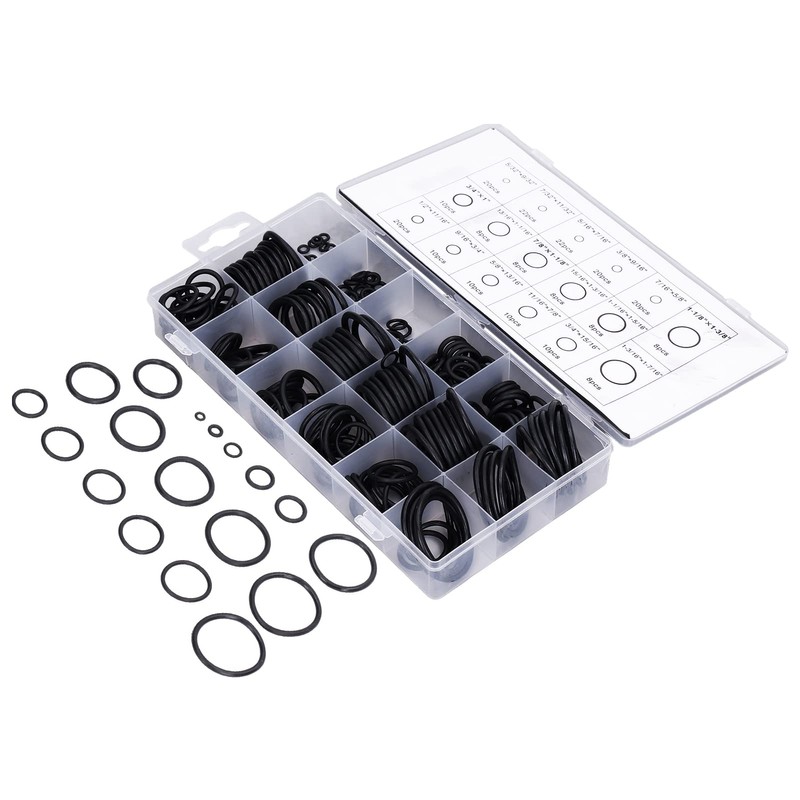 Rubber O Rings, O Ring Kit O Rings Rubber 222Pcs