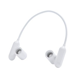 UCLOUDSOME Portable Neck Fan, Hands-Free 3 Speeds 2 fans independent control, 2000 mAh Battery Operated for each fan, Air outlet 180° Rotated Twist able Wearable Personal Fan, Rechargeable - White