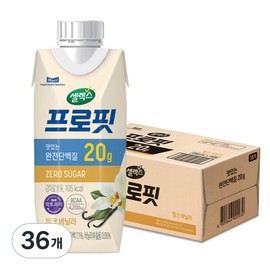 Selex Profit Milk Vanilla, 250ml, 36 pieces / 셀렉스 프로핏 밀크 바닐라, 250ml, 36개