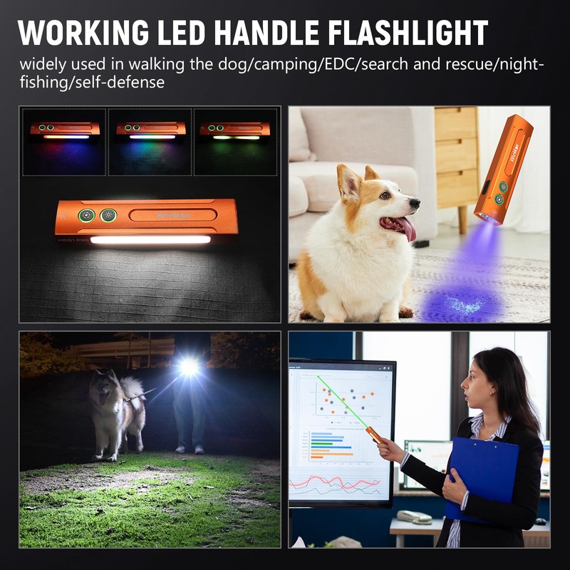 Wurkkos HD01 PRO 6-in-1 Flashlight 1200LM Flat EDC Flashlight with