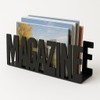 ROCKING GIFTS Magazine Black Metal Magazine Rack