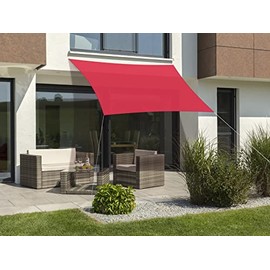 Schneider Lanzarote 242-77 Rectangular Sun Sail 300 x 250 cm Polyester 0.7 kg Red