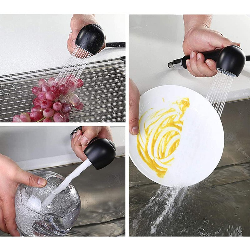 VOANZO 2 Function Kitchen Sink Faucet Pull out Sprayer Head