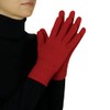 Lona Scott Womens 100% Cashmere Gloves, Made In Scotland, Red