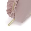 Francfranc Franc Ruffle Round Pouch, Pink