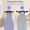 VANROUG Ironing Board Hanger Wall Mount, Iron Board Hook, Ironing
