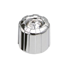 Carmate LS308 Car Dress Up Part, Crystal Rear Wiper Bolt Cap, 1 Piece, Chrome