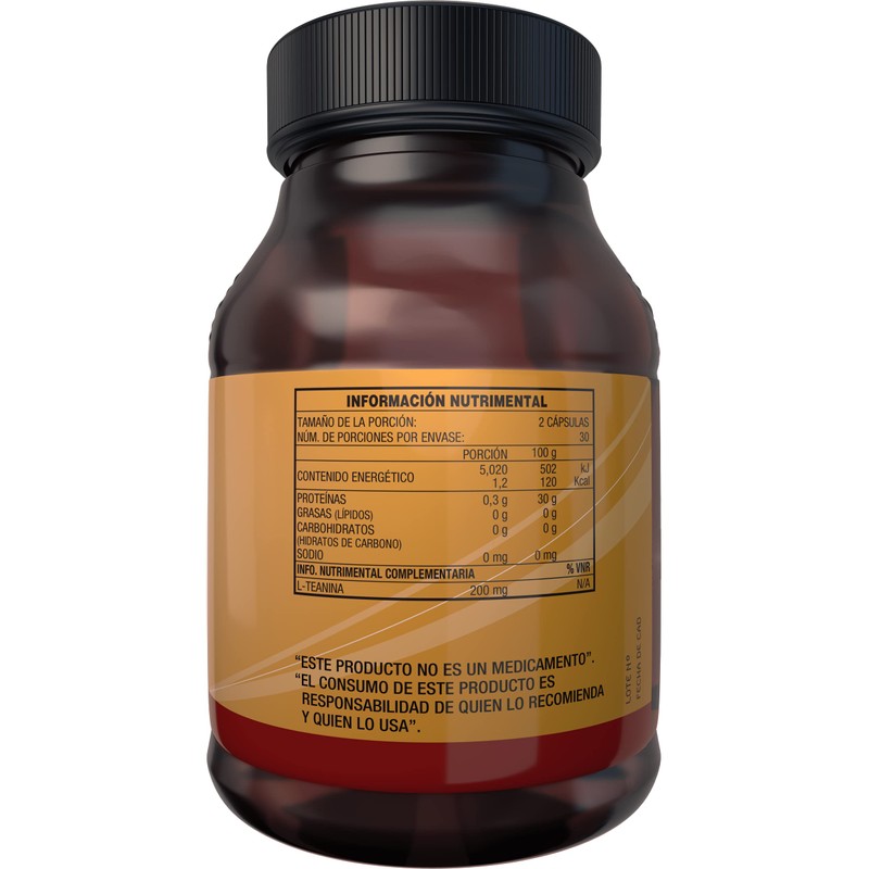 Essential Nutrition, L-Teanina 40 Cápsulas de 500 mg