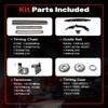AUCERAMIC Timing Chain Kit w/Water Pump For 2003-2007 Infiniti G35