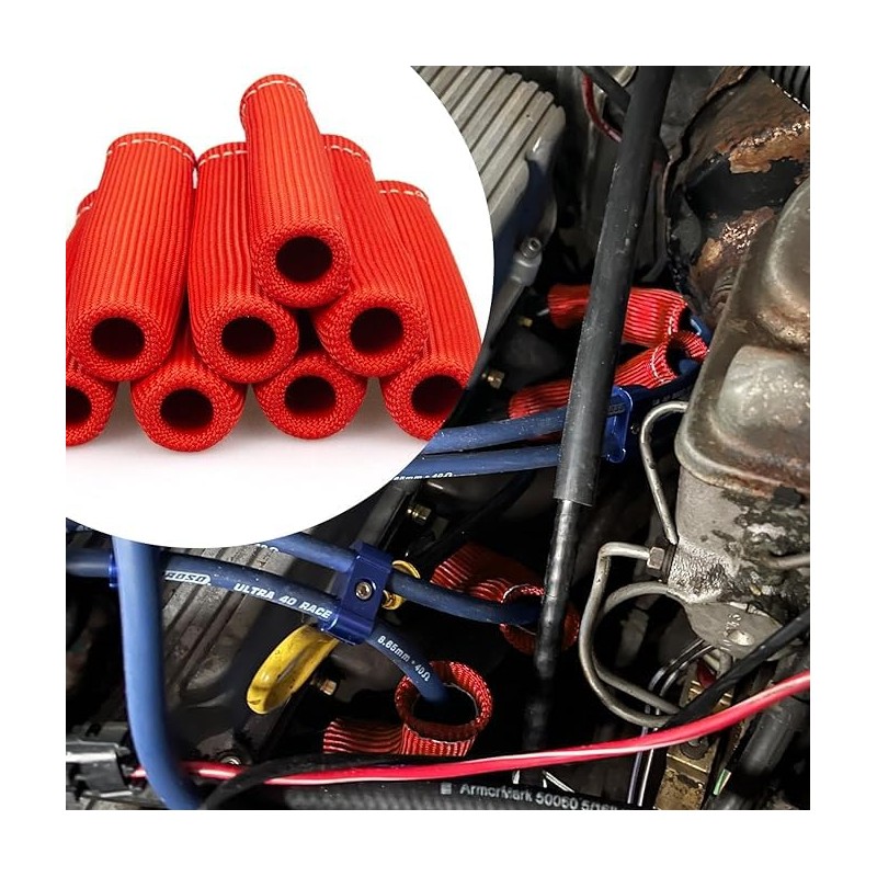Spark Plug Protect Boot 1800 Degree Heat Shield Thermal Protection