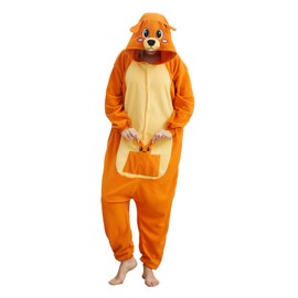 ANIUNITUME Kangaroo OnePiece Animal Pajamas Cosplay Costume Sleepwear for women Large