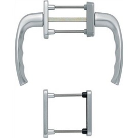 Balcony Door Set New York 0810/961N/U10/0810/962NS/PNS Perforation PZ - 23212058 - Colour: Traffic White