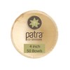Patra 50pcs - 4 Inch Round Palm Leaf Bamboo Mini