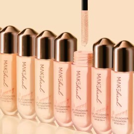 Make Heal [메가퍼프 세트] 원피엘 스파츌라 파운데이션 [Mega Puff Set] One Peel Spatula Foundation [No. 19 Purity + Mega Puff]