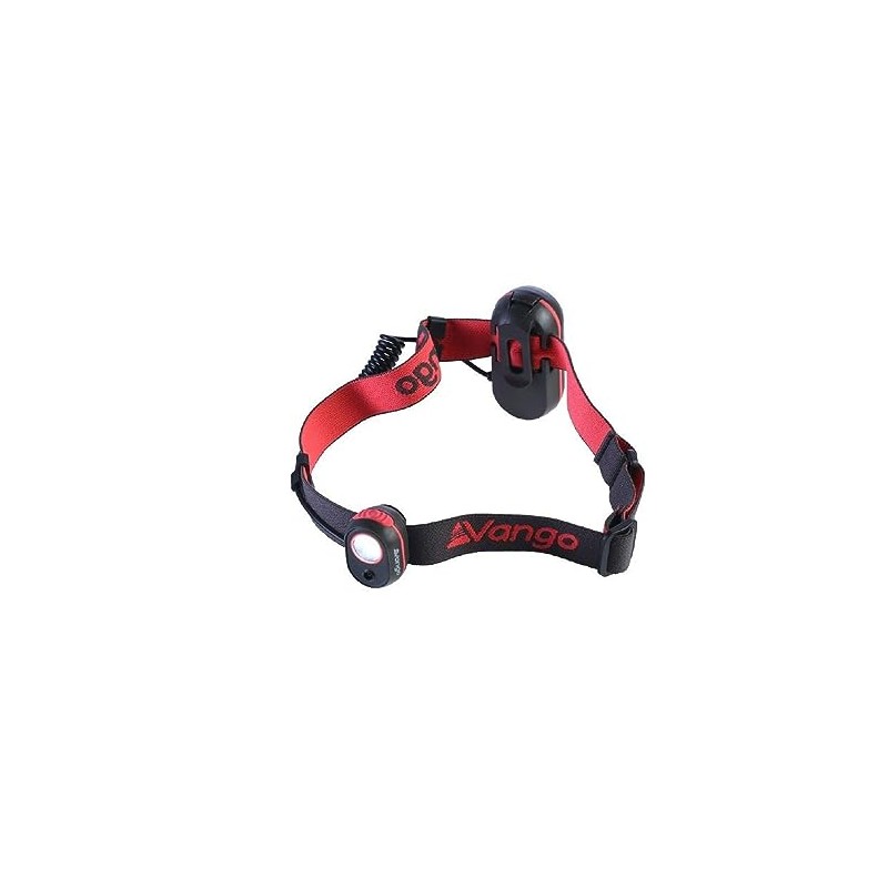 Vango Flux Head Torch, Bright 120 Lumen Headtorch with Comfortable