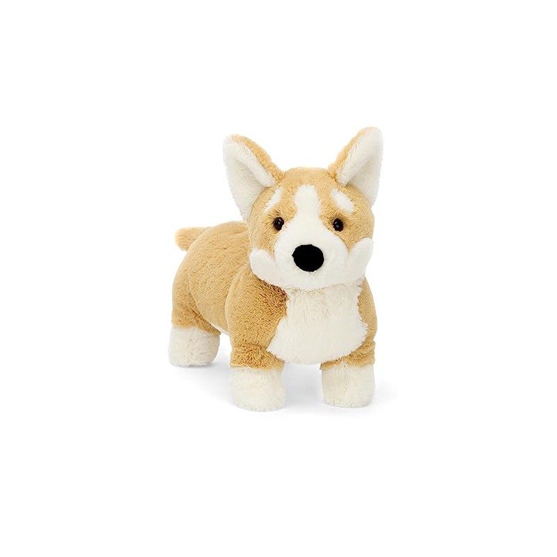 Jellycat Betty Corgi Dog Stuffed Animal, Medium 8 inches -