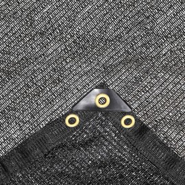 e.share 40% Shade Cloth for Garden, 20 Ft X 48 Ft Sun Shades Outdoor Patio with Grommets for Plant Covers,Porch Screen,Pergola Shade Cover,Greenhouse,Black