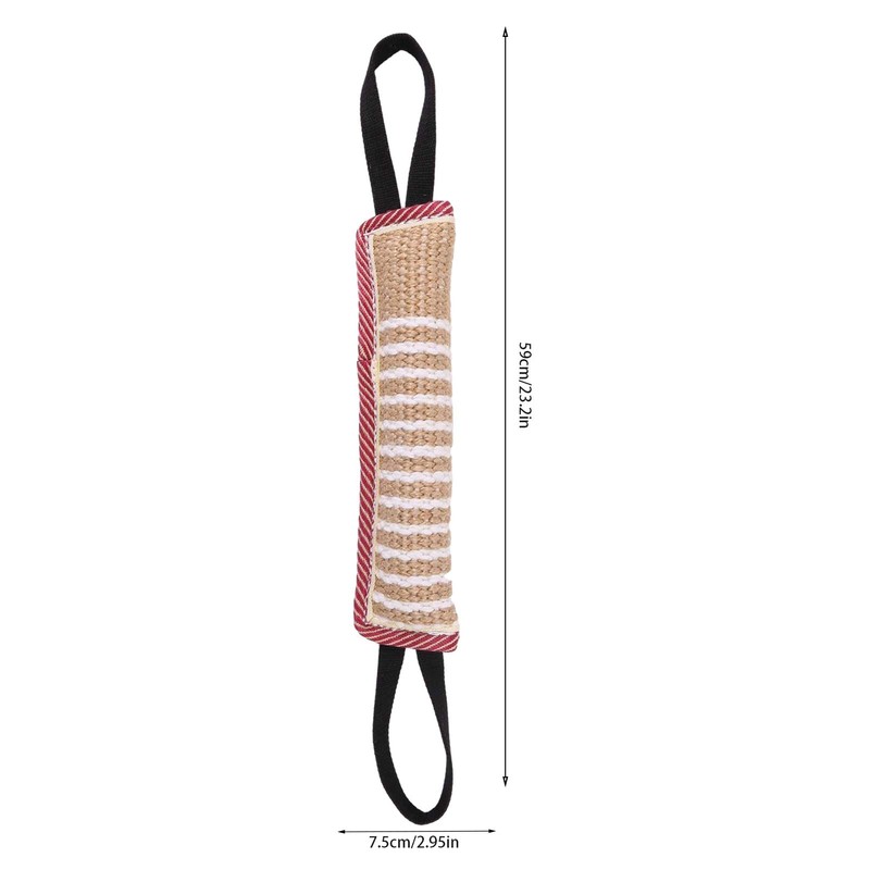Opopark 2 Pieces Dog Bite Tug Toy, Durable Pull Toy