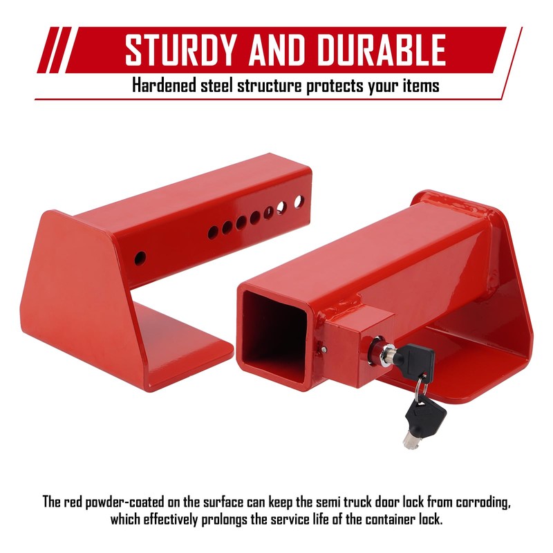 SPARKWHIZ Cargo Door Lock, Shipping Container Lock, Heavy Duty with