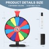 12 Inch Prize Wheel, 14 Slots Spinning Wheel for Prizes,
