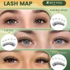Natural Lash Clusters Kit, Wispy Fluffy Lashes Kit Velvetpuff C