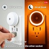 Amber Night Light Plug in, Dusk to Dawn Sensor, Blue