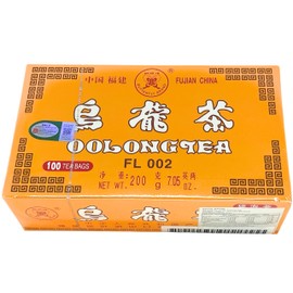 100 x Fujian China Chinese Oolong Tea Teabags (200g): Pure, Natural, Non-GMO, and Gluten-Free.