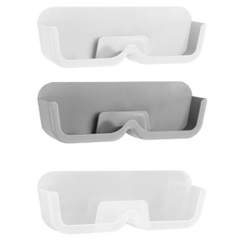 GNAUMORE Brillenhalter Wand Brillenaufbewahrung,Auto Brillenablage Selbstklebend,Sonnenbrillen Aufbewahrung Halterung,Wand Brillenablage Wandhalterung Eyewear Storage Organizer 3PC