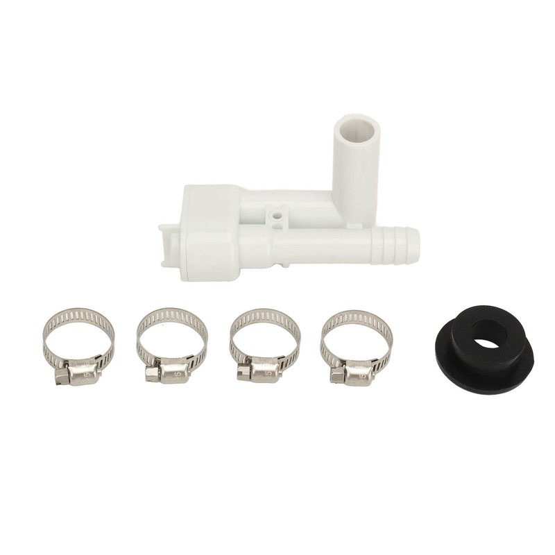 RV Toilet Vacuum Breaker Kit 385316906 Stainless Steel Clamp Sealed