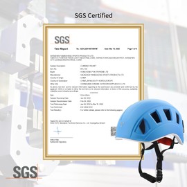 NewDoar Climbing Helmet EN 12492 Certified Half Dome Helmet Ultralight Design with 11 Ventilation Ports & Headlamp Clips for Rock/Ice Climbing, Caving, Rescue Adjustable 57-62cm (Men/Women)-Blue