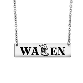 Country Music Inspired Necklace Western Women Gift Western Jewelry Western Merch Country Music Lover Gift (MW Necklace ca)