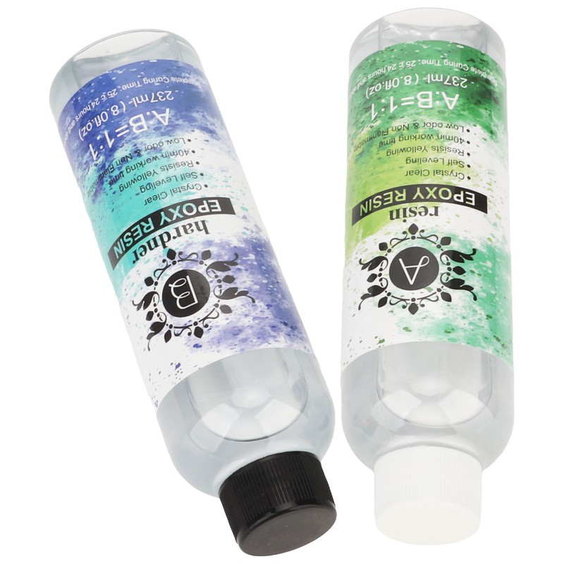 Epoxy Resin Glue Transparent UV Resistant Safe Low Odor DIY