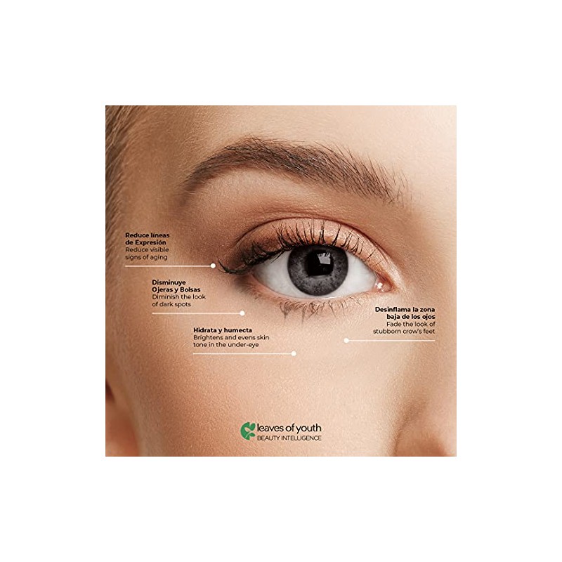Crema Contorno Ojos Moringa Reductor Ojeras Bolsas Hidratante Natural Antiarrugas