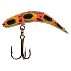 Yakima Bait Flatfish F-7 High Action Plug, 2 1/4-Inch, Bleeding Frog