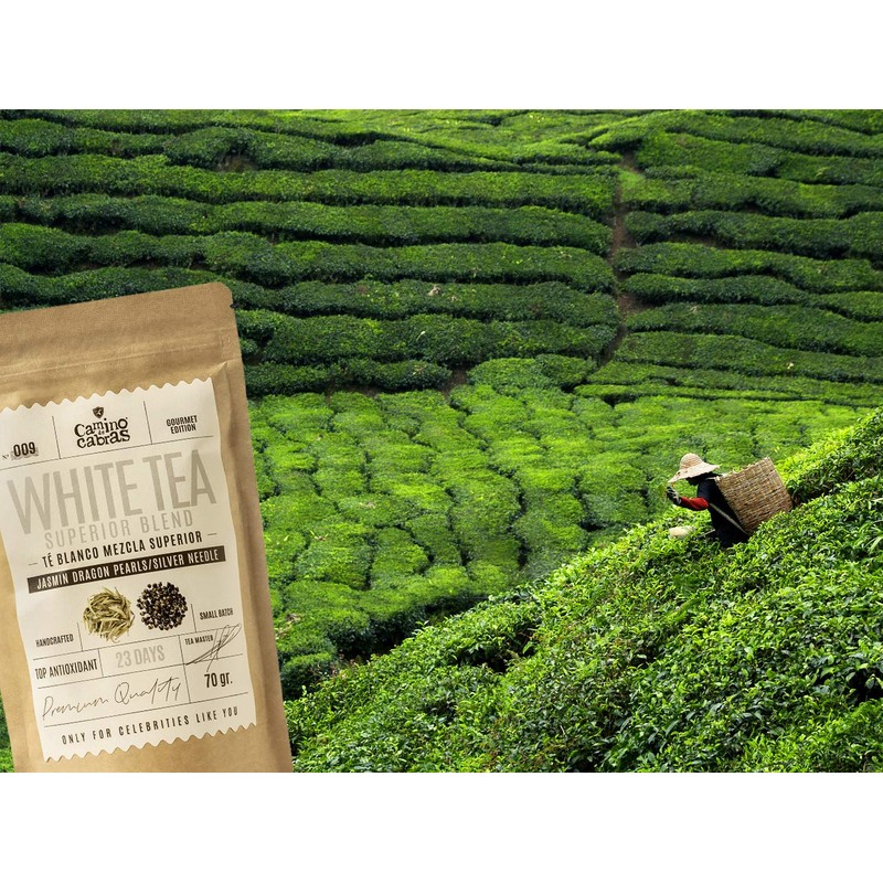 WHITE TEA Superior Blend Hand Harvested - Premium Herbal Tea