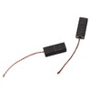vhbw 2 x Carbon Brush, Motor Carbon Abrasive Carbon, 6.4