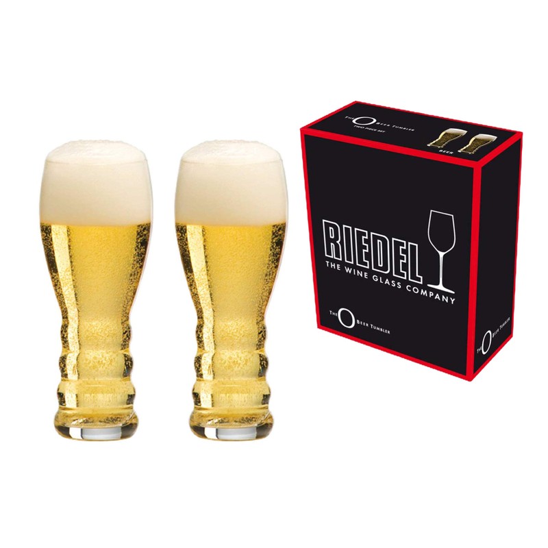RIEDEL 0414/11 Riedel Auvia Beer Glass Pair Set, 8.5 fl