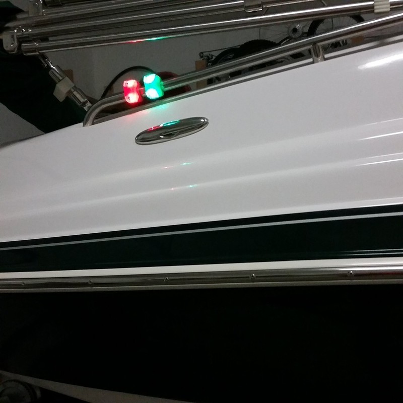 Bright Eyes Portable Marine LED Navigation Safety Bow Lights for