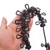 Retractable Portable Clothesline Clothing line with 12 Clothes Clips, for
