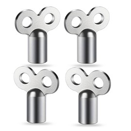 4 x Radiator Bleed Keys: Universal, Robust and Stable Keys for Bleeding All Heating Types