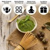 3 Pcs Bamboo Matcha Whisk Set,Handmade Chasen Brush&Spoon Japanese Tea