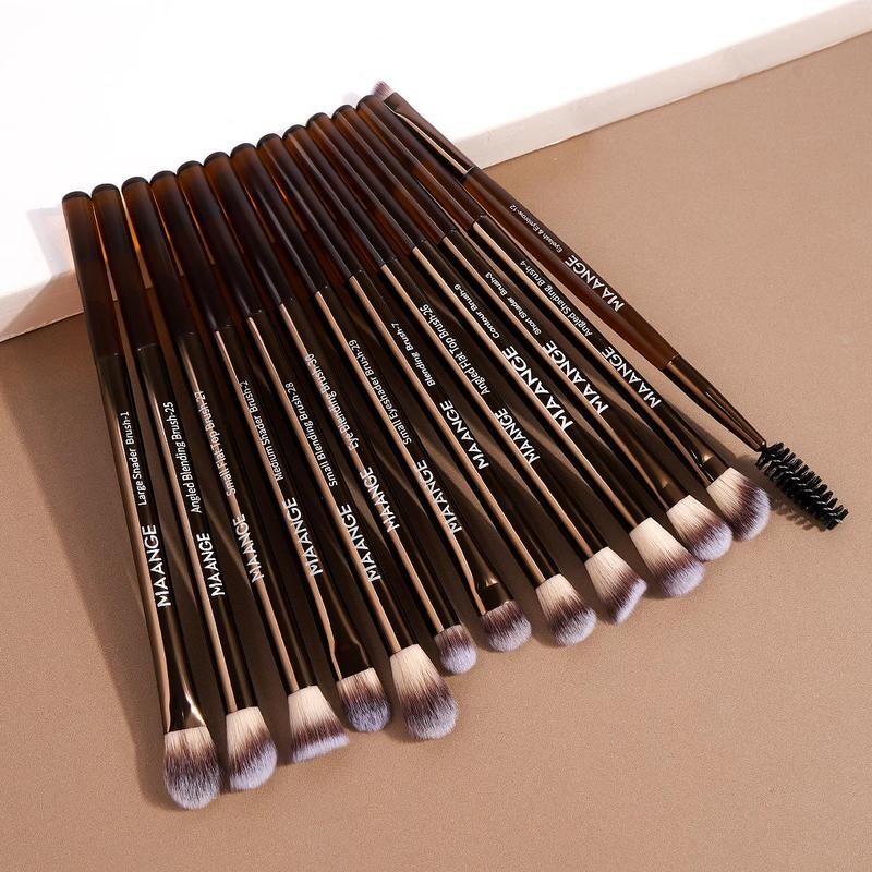 MAANGE Professional Soft Makeup Brush Set, 13pcs/set Eyelash & Eyeshadow